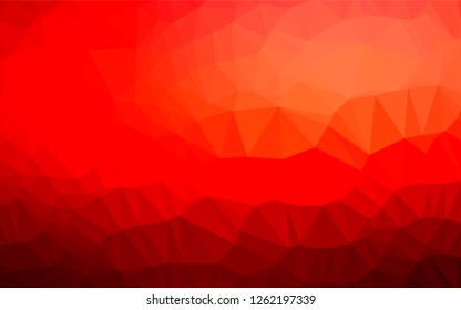 Light Red vector abstract mosaic background. An elegant bright illustration with gradient. Brand new style for your business design.