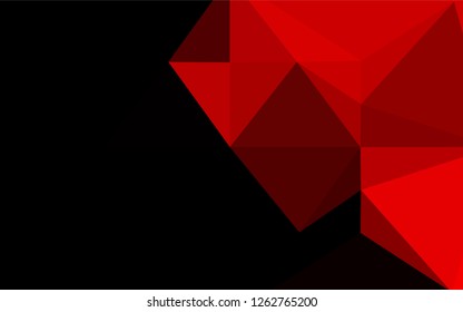 Light Red vector abstract mosaic background. A completely new color illustration in a vague style. A new texture for your design.