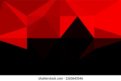 Light Red vector abstract mosaic backdrop. An elegant bright illustration with gradient. A new texture for your design.