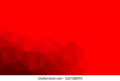 Light Red vector abstract mosaic pattern. Shining colored illustration in a Brand new style. The elegant pattern can be used as part of a brand book.