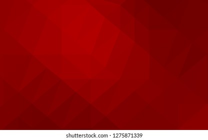 Light Red vector abstract mosaic pattern. Shining colored illustration in a Brand new style. Brand new style for your business design.