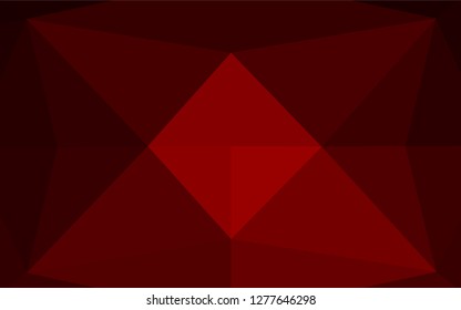 Light Red vector abstract mosaic pattern. A completely new color illustration in a vague style. A new texture for your design.