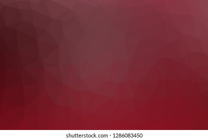 Light Red vector abstract mosaic background. A sample with polygonal shapes. Completely new template for your business design.