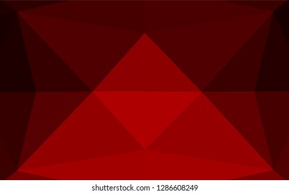 Light Red vector abstract mosaic backdrop. An elegant bright illustration with gradient. Brand new design for your business.