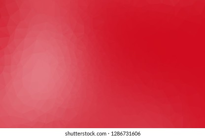 Light Red vector abstract mosaic backdrop. Modern geometrical abstract illustration with gradient. Brand new style for your business design.