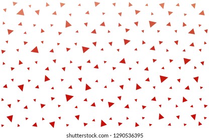 Light Red vector  abstract mosaic pattern. Geometric illustration in Origami style with gradient.  Brand new design for your business.