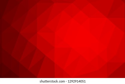 Light Red vector abstract mosaic backdrop. Brand new colorful illustration in with gradient. Textured pattern for background.