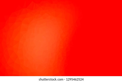 Light Red vector abstract mosaic pattern. Shining illustration, which consist of triangles. New texture for your design.
