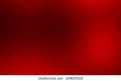 Light Red vector abstract mosaic pattern. A vague abstract illustration with gradient. Template for a cell phone background.