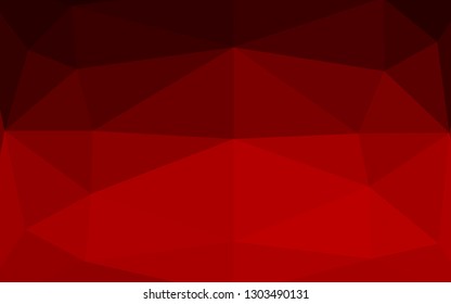 Light Red vector abstract mosaic background. A completely new color illustration in a vague style. New texture for your design.