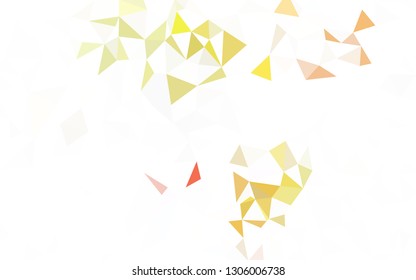 Light Red vector abstract mosaic pattern. Creative geometric illustration in Origami style with gradient. A new texture for your web site.