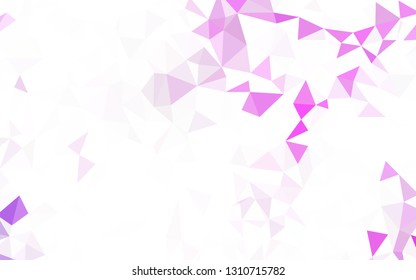 Light Red vector abstract mosaic background. Colorful illustration in abstract style with triangles. Brand new design for your business.