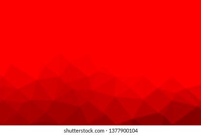 Light Red vector abstract mosaic background. Shining colored illustration in a Brand new style. Brand new style for your business design.