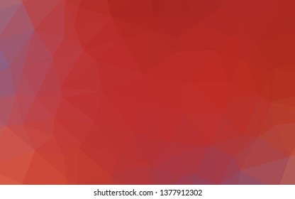 Light Red vector abstract mosaic pattern. Brand new colorful illustration in with gradient. Brand new style for your business design.