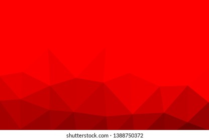 Light Red vector abstract mosaic pattern. Shining colored illustration in a Brand new style. New texture for your design.