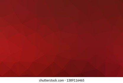 Light Red vector abstract mosaic backdrop. A vague abstract illustration with gradient. Elegant pattern for a brand book.