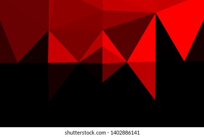 Light Red vector abstract mosaic backdrop. Shining colored illustration in a Brand new style. Template for a cell phone background.