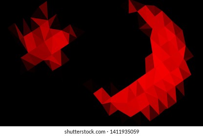 Light Red vector abstract mosaic pattern. Colorful illustration in abstract style with gradient. Elegant pattern for a brand book.