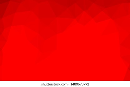Light Red vector abstract mosaic backdrop. A completely new color illustration in a vague style. New texture for your design.