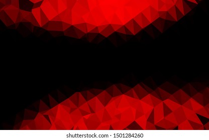 Light Red vector abstract mosaic backdrop. Colorful abstract illustration with gradient. Elegant pattern for a brand book.