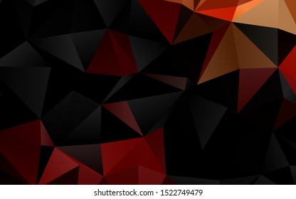 Light Red vector abstract mosaic background. Colorful abstract illustration with gradient. Polygonal design for your web site.