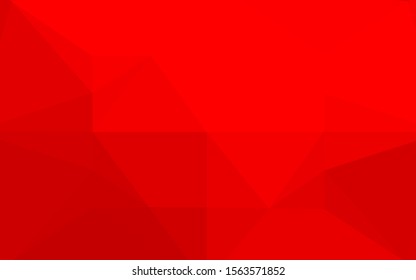 Light Red vector abstract mosaic background. A completely new color illustration in a vague style. The elegant pattern can be used as part of a brand book.