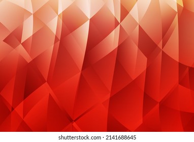 Light Red vector abstract mosaic background. Colorful illustration in polygonal style with gradient. A new texture for your web site.