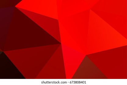 Light Red vector abstract mosaic background. Colorful illustration in abstract style with gradient. The elegant pattern can be used as part of a brand book.