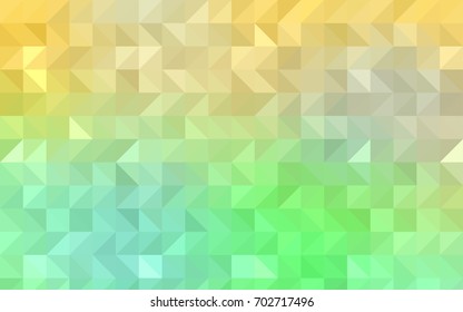 Light Red vector abstract mosaic pattern. A sample with polygonal shapes. Triangular pattern for your business design.