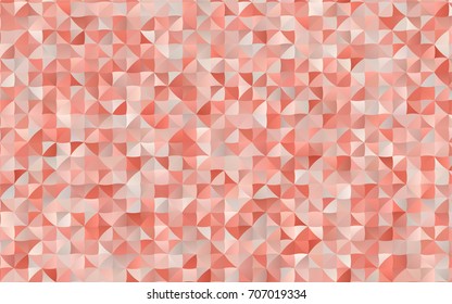 Light Red vector abstract mosaic pattern. Creative geometric illustration in Origami style with gradient. The completely new template can be used for your brand book.