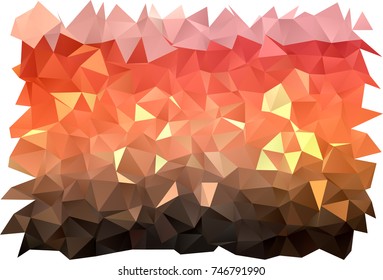 Light Red vector abstract mosaic pattern. Glitter abstract illustration with an elegant design. The polygonal design can be used for your web site.