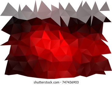 Light Red vector abstract mosaic pattern. Shining colored illustration in a brand-new style. The elegant pattern can be used as part of a brand book.