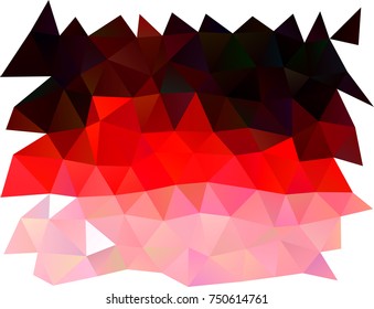 Light Red vector abstract mosaic background. A completely new color illustration in a vague style. The elegant pattern can be used as part of a brand book.