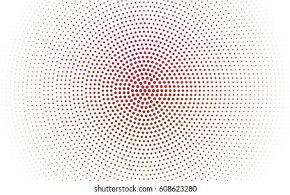 Light Red vector abstract pattern with circles. Geometry template for your business design. Background with colored spheres.