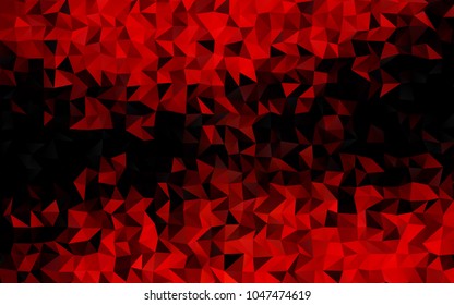 Light Red vector abstract polygonal background. Modern geometrical abstract illustration with gradient. The elegant pattern can be used as part of a brand book.