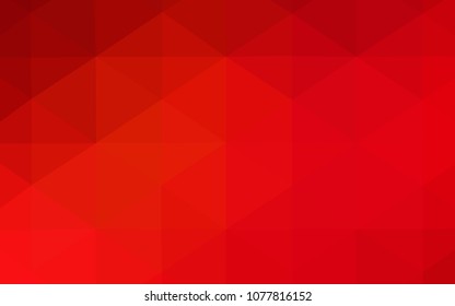 Light Red vector abstract polygonal pattern. Modern geometrical abstract illustration with gradient. That pattern can be used as a part of a brand book.