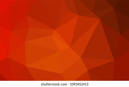 Light Red vector abstract polygonal background. Colorful illustration in abstract style with gradient. A new texture for your design.