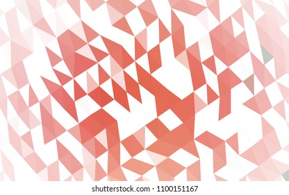 Light Red vector abstract polygonal template. An elegant bright illustration with gradient. A new texture for your design.