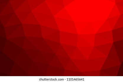 Light Red vector abstract polygonal abstract polygonal. A vague abstract illustration with gradient. A new texture for your design.