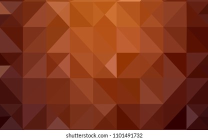 Light Red vector abstract polygonal pattern. Elegant bright polygonal illustration with gradient. Brand new style for your business design.