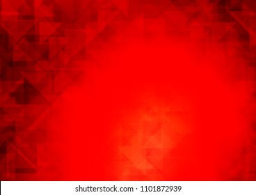 Light Red vector abstract polygonal abstract polygonal. A sample with polygonal shapes. A completely new template for your business design.