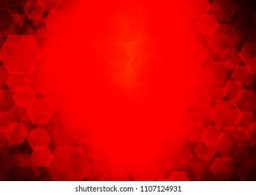 Light Red vector abstract polygonal pattern. Geometric illustration in Origami style with gradient.  A completely new template for your business design.