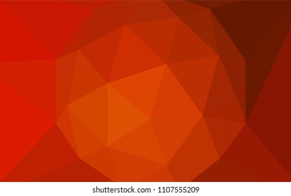 Light Red vector abstract polygonal pattern. Geometric illustration in Origami style with gradient.  Template for cell phone's backgrounds.