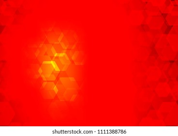 Light Red vector abstract polygonal pattern. Modern geometrical abstract illustration with gradient. A completely new template for your business design.