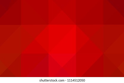 Light Red vector abstract polygonal background. Polygonal abstract illustration with gradient. That pattern can be used as a part of a brand book.