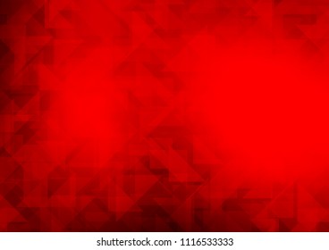 Light Red vector abstract polygonal layout. Colorful abstract illustration with gradient. Brand new style for your business design.