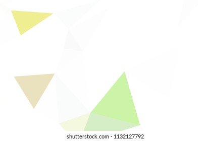 Light Red vector abstract polygonal pattern. Polygonal abstract illustration with gradient. Textured pattern for your backgrounds.