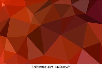 Light Red vector abstract polygonal pattern. Elegant bright polygonal illustration with gradient. Template for cell phone's backgrounds.