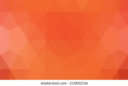 Light Red vector abstract polygonal pattern. A sample with polygonal shapes. Brand new style for your business design.