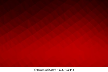 Light Red vector abstract polygonal layout. Colorful illustration in abstract style with gradient. The textured pattern can be used for background.
